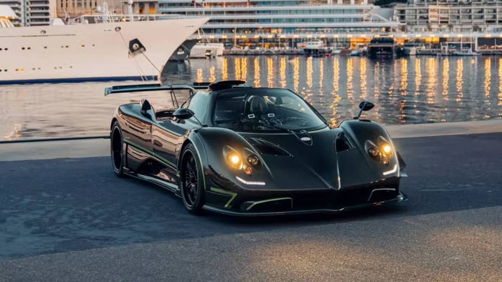 Fernando Alonso recebe em Mônaco o exclusivo Pagani Zonda 760