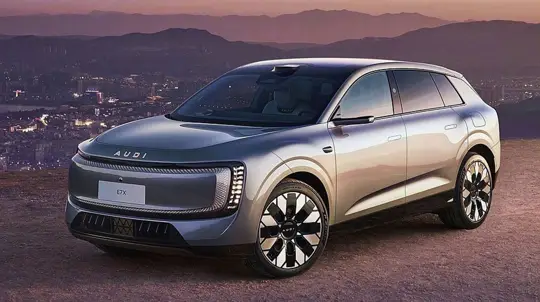 SAIC-아우디 합작, AUDI E7X 전기 크로스오버 공개: 751km 주행거리