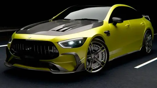 Mercedes-AMG GT 4-Door Coupe a devenit electric — Larte Design îi reface deja designul