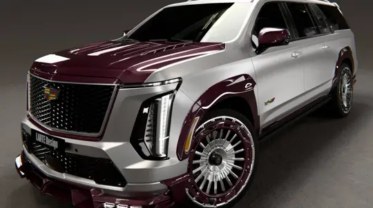 Cadillac Escalade: LARTE Design ESTHETE Burgundy bringt 12-teiliges Carbon-Kit
