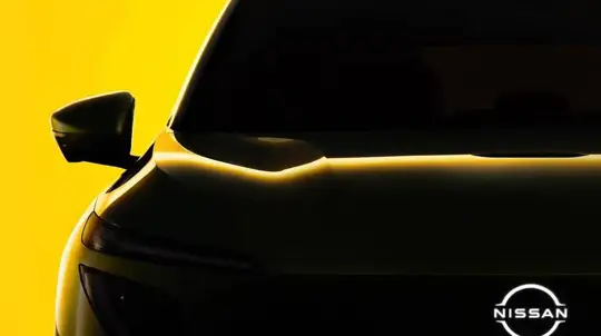 Nissan NX7 Teased With Rooftop Lidar, Split Headlights and a Slot Below the NX8
