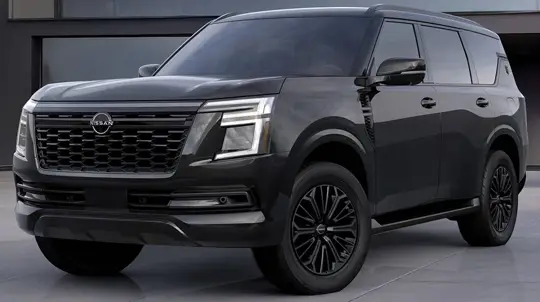 Nissan Armada 2027 maksaa nyt alkaen 64 290 dollaria SV-version poistuttua