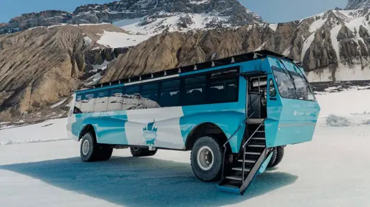 Pursuit lanza el primer Ice Explorer eléctrico del mundo en el glaciar Athabasca de Canadá