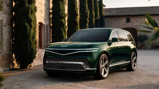 Genesis GV90 Neolun revealed with rear-opening coach doors, 500 km range and 22-minute fast charging