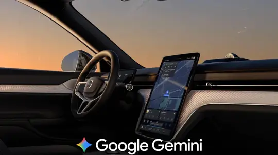 Volvo tuo Google Geminin Google built-in -autoihin vuodesta 2020 alkaen