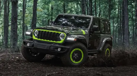 Jeep Wrangler Switchback 2027 scambia pannelli neri e grigi e parte da 66.695 dollari