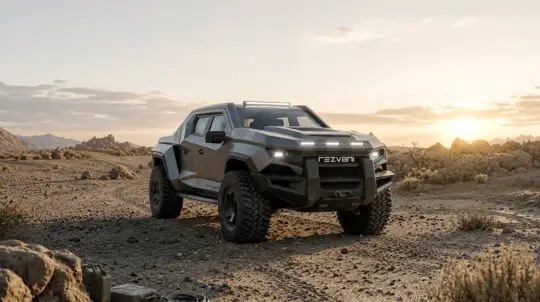 Rezvani Fortress: 850-hp armored pickup based on the Ford F-150 Raptor