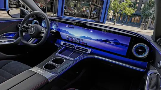 Mercedes-Benz C-Class sähköautona 2026: MBUX Hyperscreen ja uusi alusta