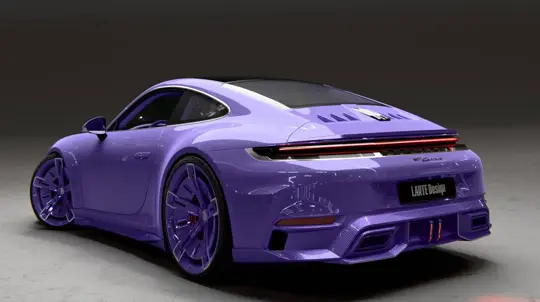 LARTE Edition für den Porsche 911 Carrera 992.2: Unendliche Bodykit-Konfigurationen aus Dry Carbon