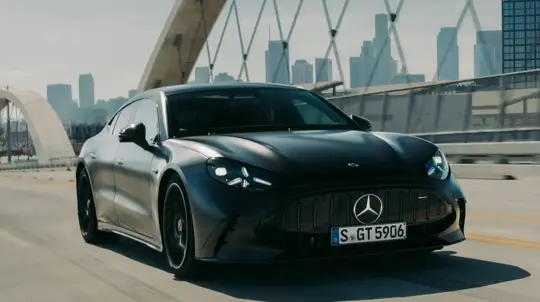 Mercedes-AMG GT 4-Door Coupe: електрическият четириврат идва с 1169 к.с. и аксиално-флуксови мотори