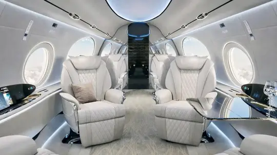 Pagani ahora diseña cabinas de jets privados, de Airbus a Gulfstream
