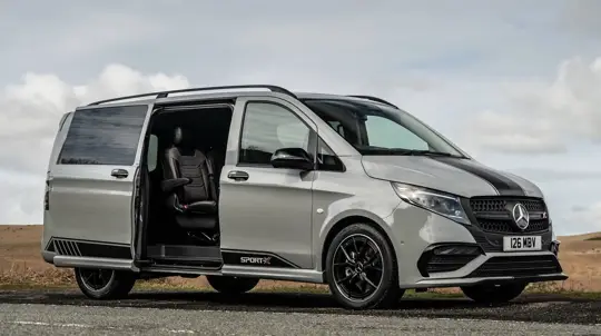 Mercedes-Benz Vito Sport-X 2026 kostet 69.985 £ — der längere L3 bringt für 1.266 £ deutlich mehr Nutzwert