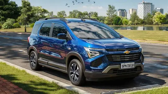 Chevrolet Spin 2027 estreia no Brasil com nova versão LTZ de cinco lugares