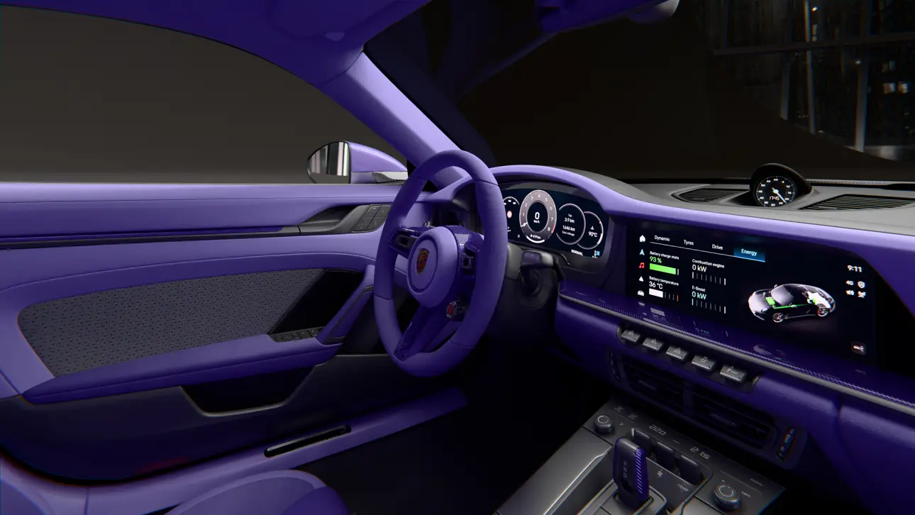 Салон Porsche 911 Carrera 992.2 от Larte Design