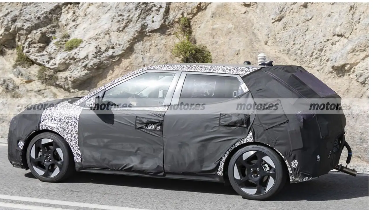 Шпионские снимки тестового Hyundai i20