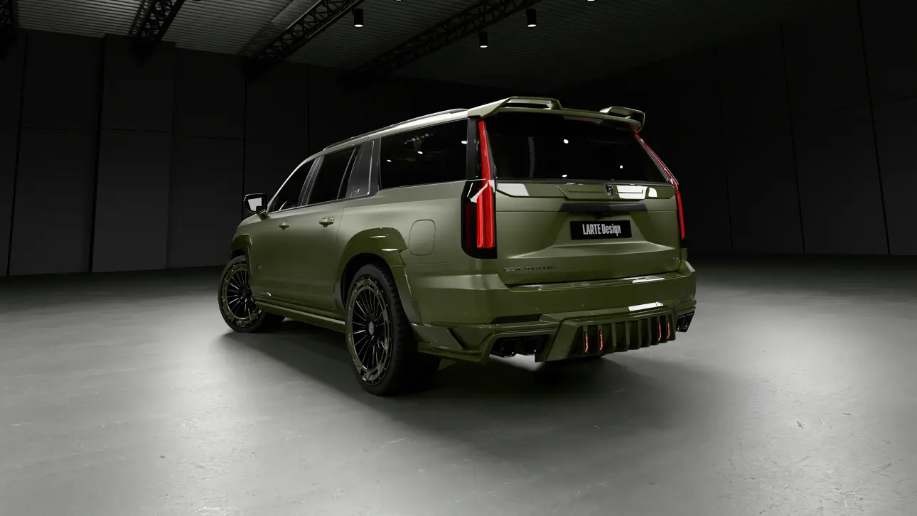 Cadillac Escalade-V ESV Verde Carbon от LARTE Design