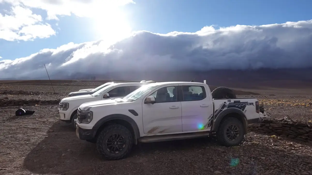 Ford Ranger Raptor на Охос-дель-Саладо