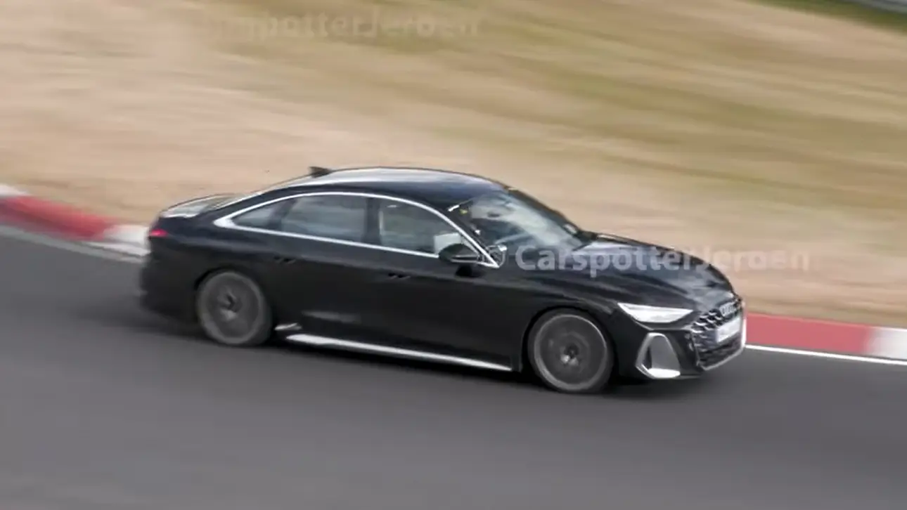 Audi S6 на тестах