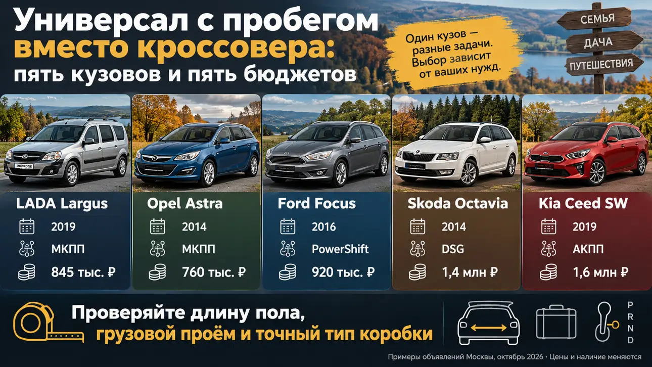 Сравнение универсалов