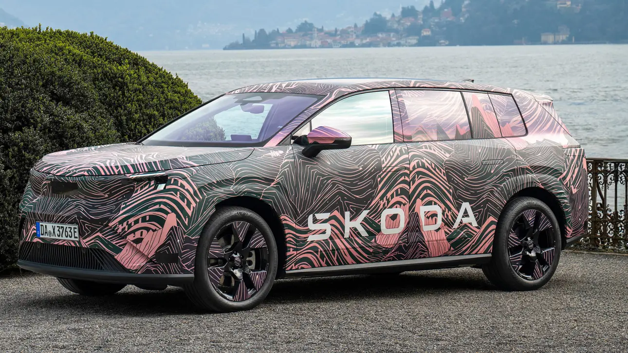 тизер нового Skoda Peaq