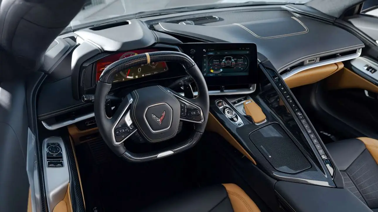 Интерьер Chevrolet Corvette E-Ray