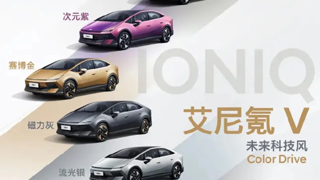 Цвета Hyundai Ioniq V