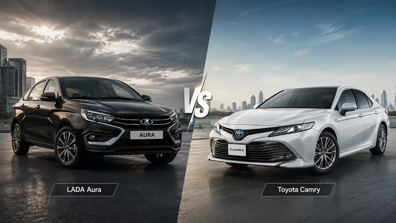 LADA Aura против Toyota Camry