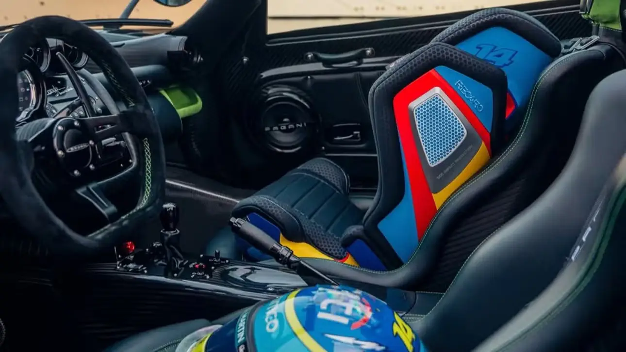 Pagani Zonda 760 Roadster Diamante Verde Фернандо Алонсо