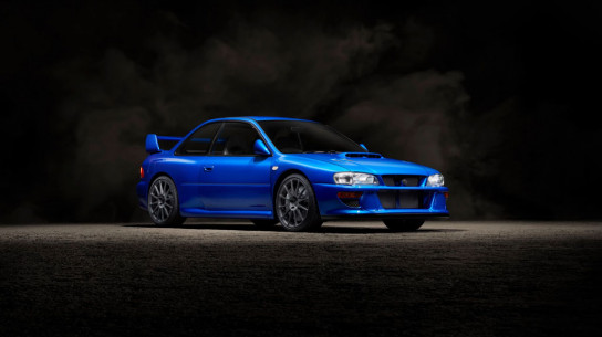 Британское ателье Prodrive представило рестомод Prodrive P25 на базе Subaru Impreza 22B STi