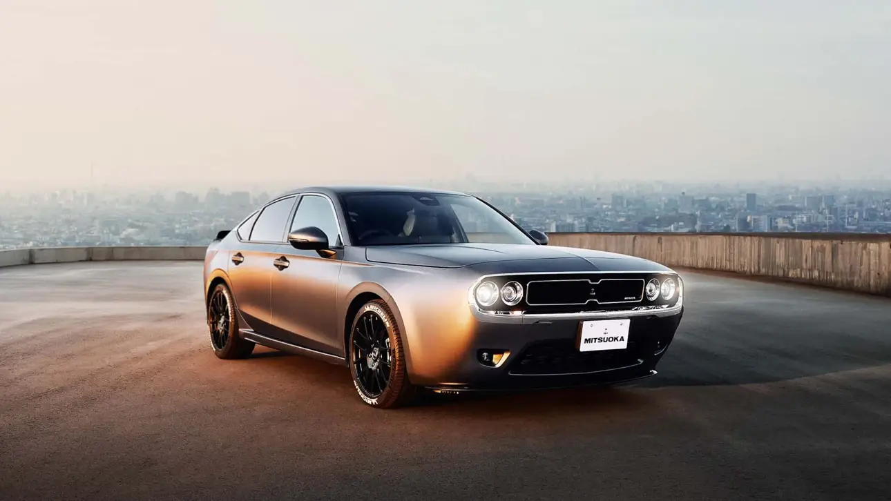 Honda Civic стала маслкаром в стиле Dodge Challenger | SPEEDME.RU