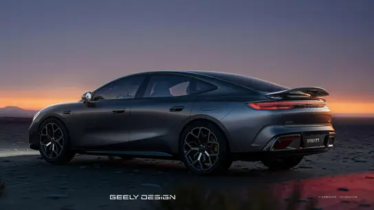Новый Geely Galaxy TT раскрыт перед премьерой: 4999 мм длины, 329 л.с. и три батареи