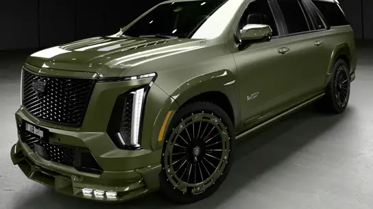 15 деталей из dry carbon и ни одного разреза кузова: LARTE переделала Escalade-V