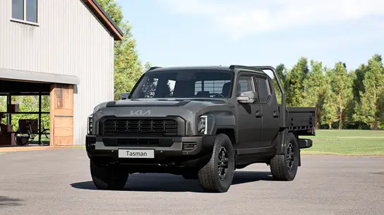 Kia делает Tasman ближе к бизнесу: пикап получил открытую грузовую платформу