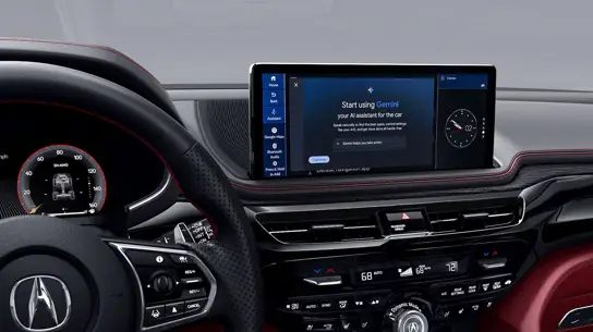 Acura заменит Google Assistant на Gemini, но не во всех автомобилях