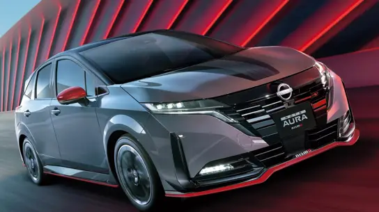 Nissan Note Aura NISMO Black Limited может выйти в августе: тёмный декор и 1,2-литровый e-POWER