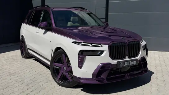 BMW X7 получил цветной карбон, которого нет в заводском конфигураторе