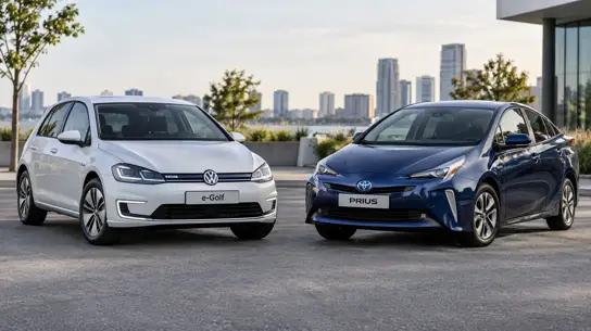 e-Golf против Toyota Prius: когда электромобиль перестает быть дешевле гибрида