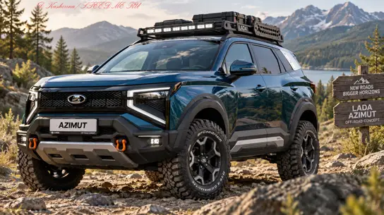 Внедорожная LADA Azimut 2026: кроссовер АвтоВАЗа для леса, гор и плохих дорог
