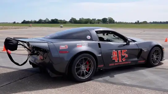 Старый Corvette Z06 выдал 451 км/ч: тюнинг на 3000 л.с. поставил новый рекорд